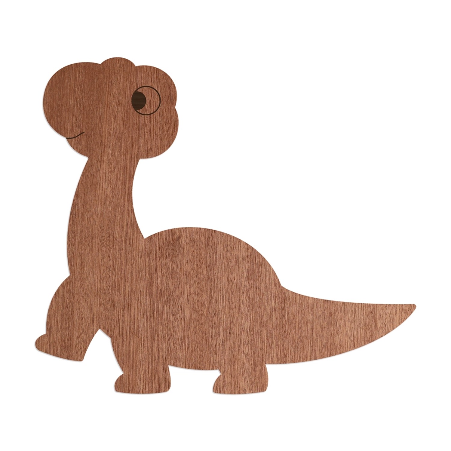 WANDStyle Wanddeko aus Holz Dino Brachiosaurus 67,8 x 60 cm in der Farbe Ma günstig online kaufen