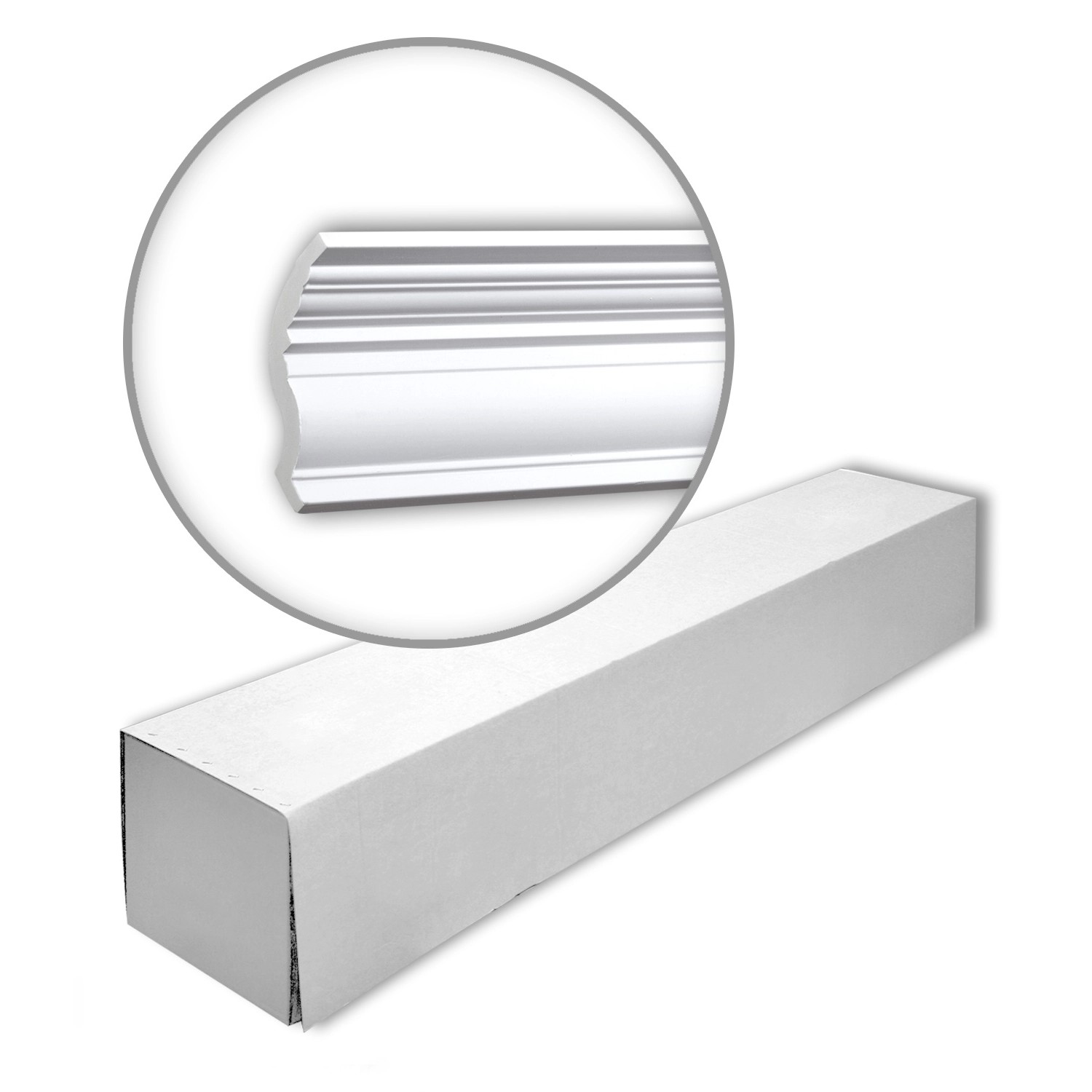 PROFHOME 150179 Eckleisten 1 Karton Set mit 12 Zierleisten 24 m Weiß günstig online kaufen