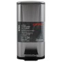 Spirella Kosmetikeimer Erik, 5 l, Chrom, mit Pedal und Slow-Close-Deckel.