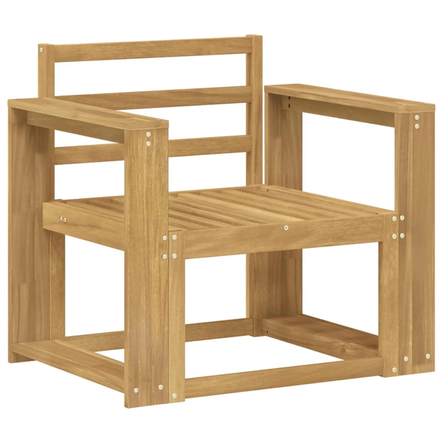 vidaXL Outdoor-Sofagarnitur Massivholz Akazie Weiß 3438978