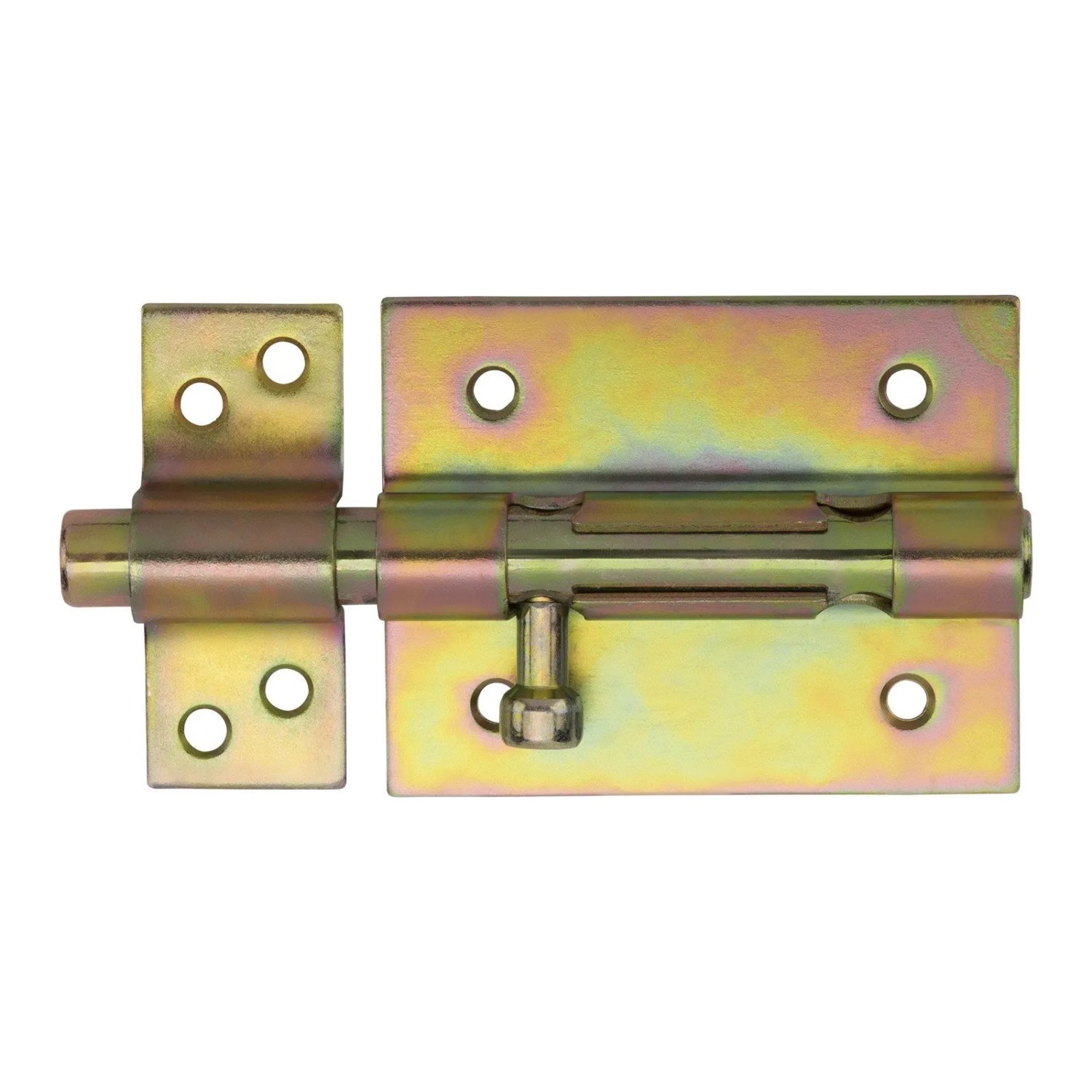 SOTECH Gartentorverriegelung Länge 128 mm Stahl Gelb Verzinkt