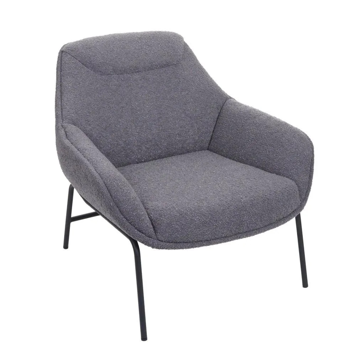 MCW Lounge-Sessel J77 Dunkelgrau