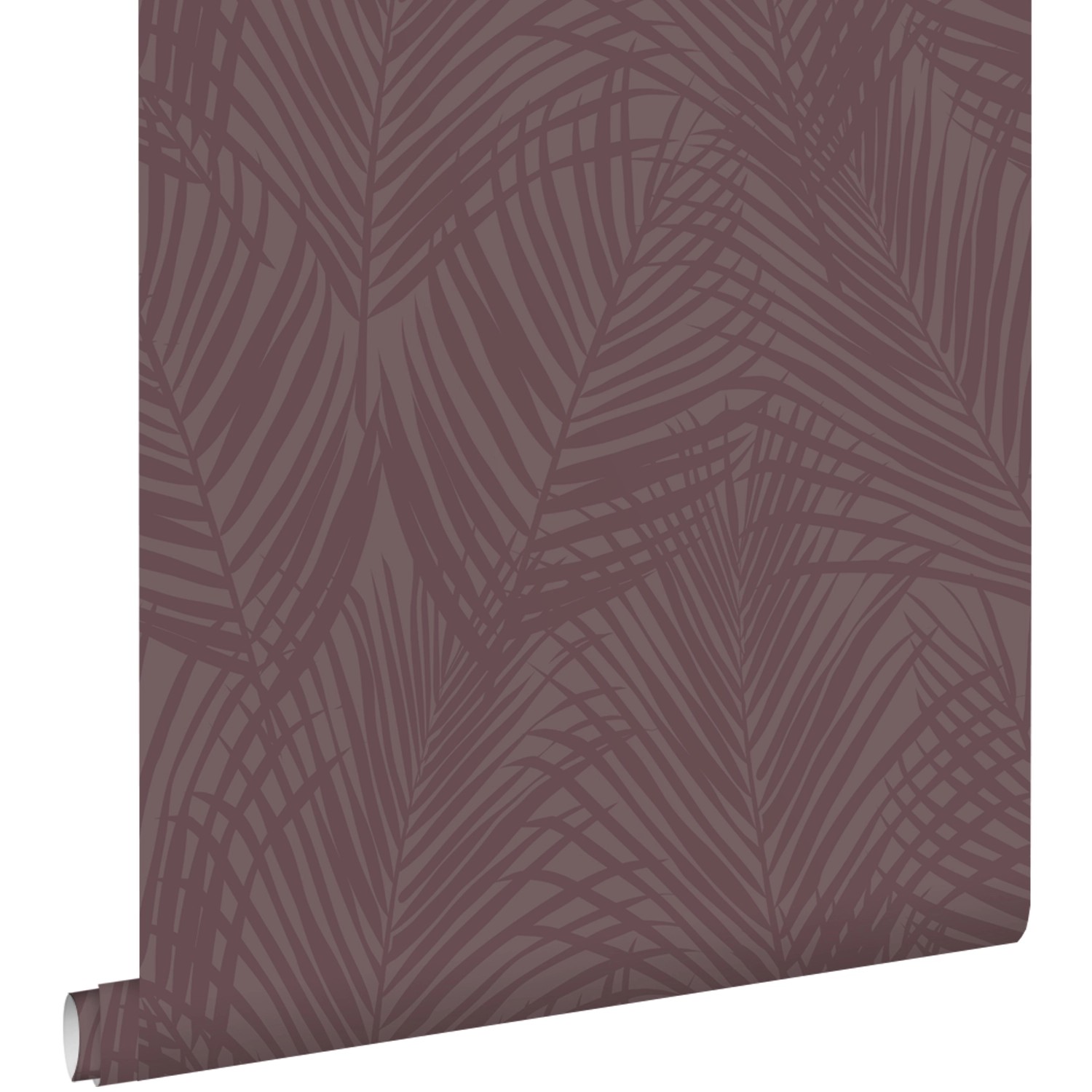 ESTAhome Tapete Palmblätter Dunkelviolett 50 x 900 cm günstig online kaufen