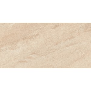 Beige Bodenfliese Feinsteinzeug Olympus, 59,7x29,7 cm, matte Steinoptik für Innen- & Außenbereich.