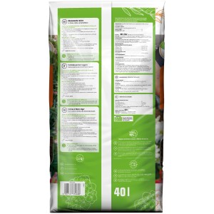 GROW by OBI Blumenerde leicht, 40 l Sack, Universalerde für Zimmer-, Balkon- und Gartenpflanzen.