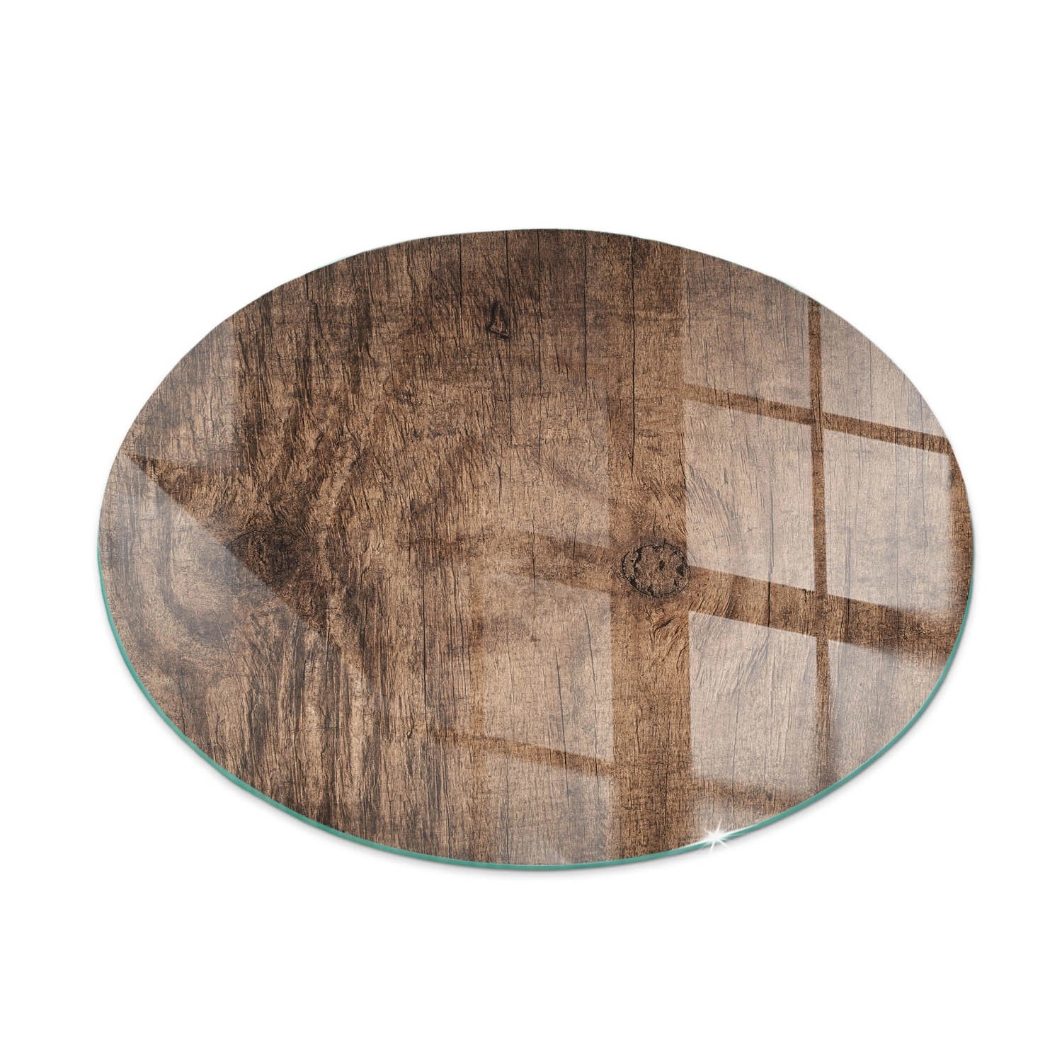 Tulup Glasplatte für Kamin Natürliches Holzmuster Vorlegeplatte für Kaminöf günstig online kaufen