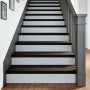 vidaXL Treppenstufen 16 Stk Dunkelbraun 90x25x2 cm Massivholz Eiche 3283051_2