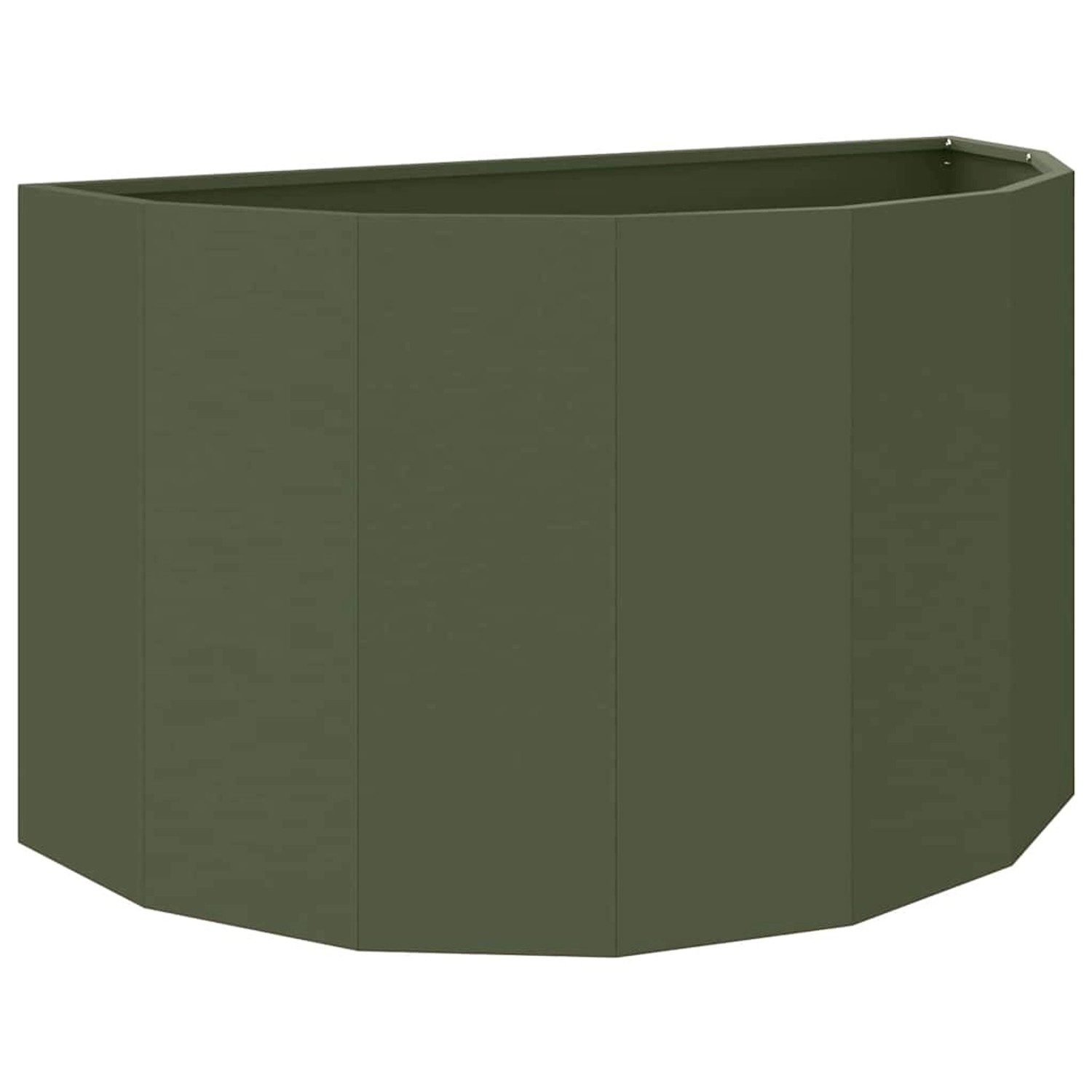 vidaXL Pflanzkübel Olive Grün 90 x 45 x 50 cm Stahl 883713 günstig online kaufen