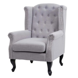 MCW Relaxsessel Oxford Grau ohne Ottomane