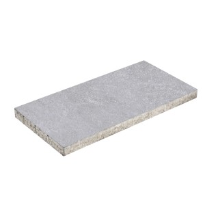 Diephaus Terrassenplatte Quant, mittelgrau, 60x30x4 cm. Betonplatte für Terrasse und Gehwege.