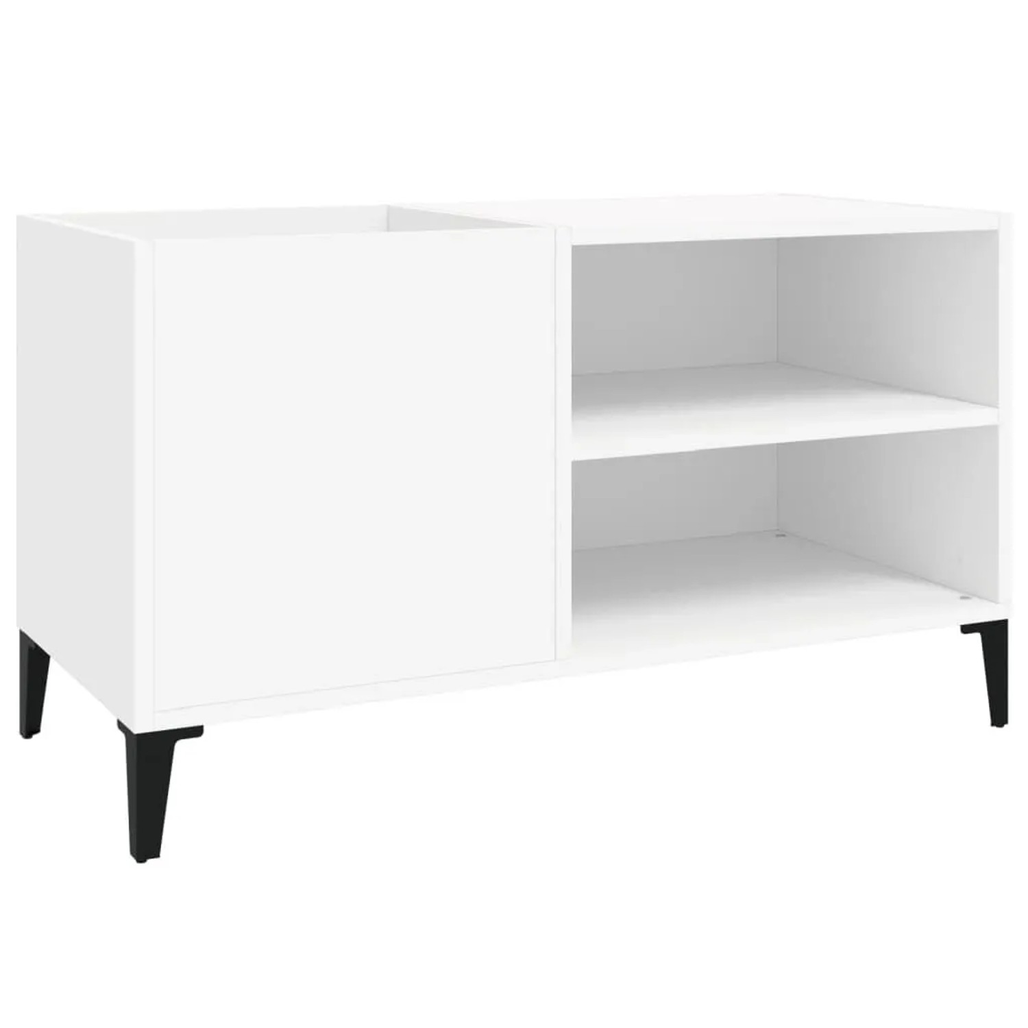 vidaXL Plattenschrank Weiß 84,5x38x48 cm Holzwerkstoff 831949