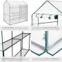 Tectake Foliengewächshaus Andrea 3 6 M³ Mit 4 Regalebenen Aufbau Im Stecksystem 186 x 120 x 190 cm Weiß_3