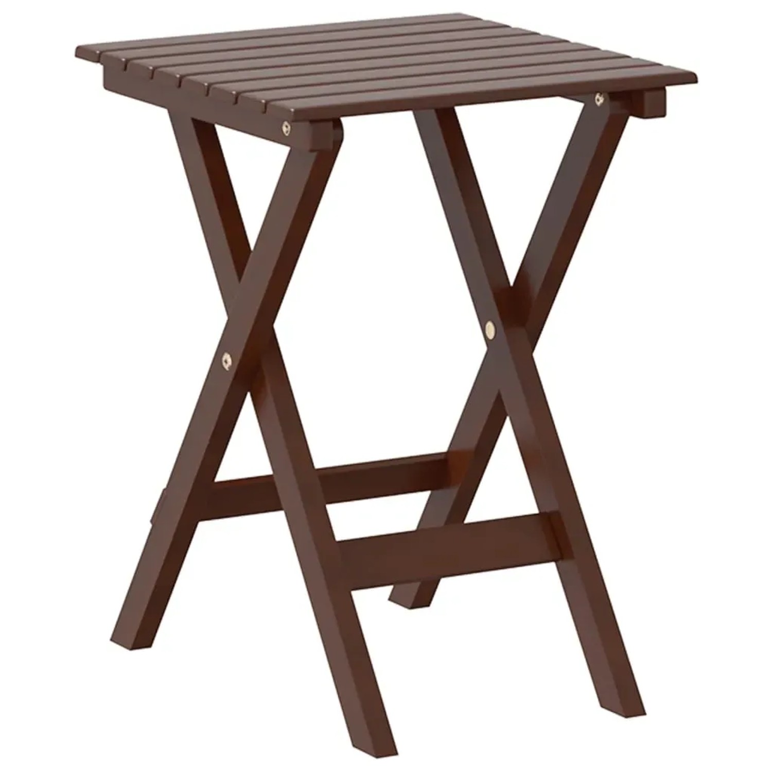 vidaXL Beistelltisch Klappbar Braun Massivholz Pappel 4008872