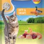 Mac's Katzen-Nassfutter Ente & Shrimps, 100g Packung mit Katze, Ente und Shrimps Abbildung.
