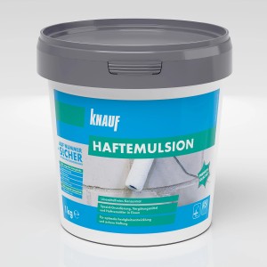 Knauf Haftemulsion 1 kg im Eimer, Haftgrund für Putz und Spachtel.