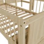 Detailaufnahme: Juskys Kinderbett Yari 90x200 cm aus Kiefernholz, Natur