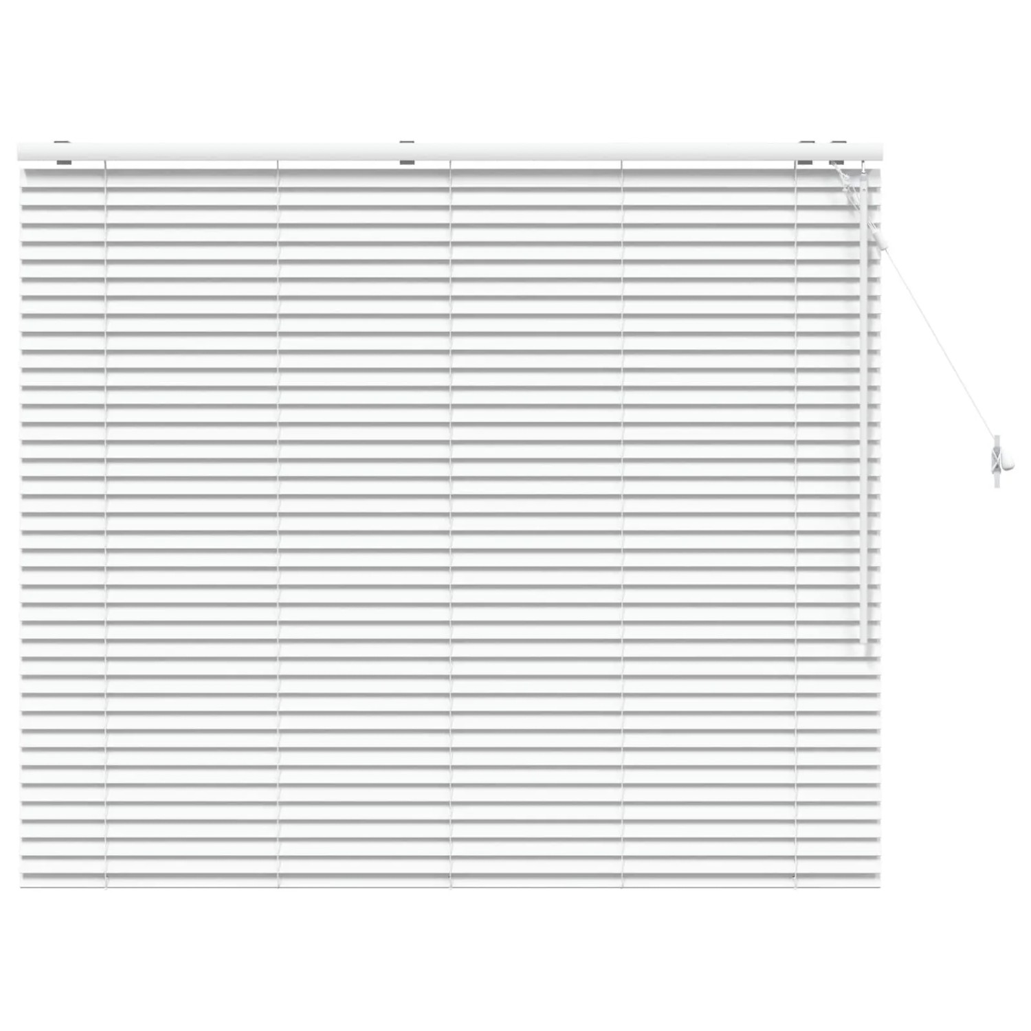 vidaXL Venezianische Jalousie Weiß 160 x 130 cm 35 mm 42015403