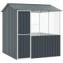 vidaXL Vogelkäfig Anthrazit 215 x 209 x 230 cm Verzinkter Stahl 3325170