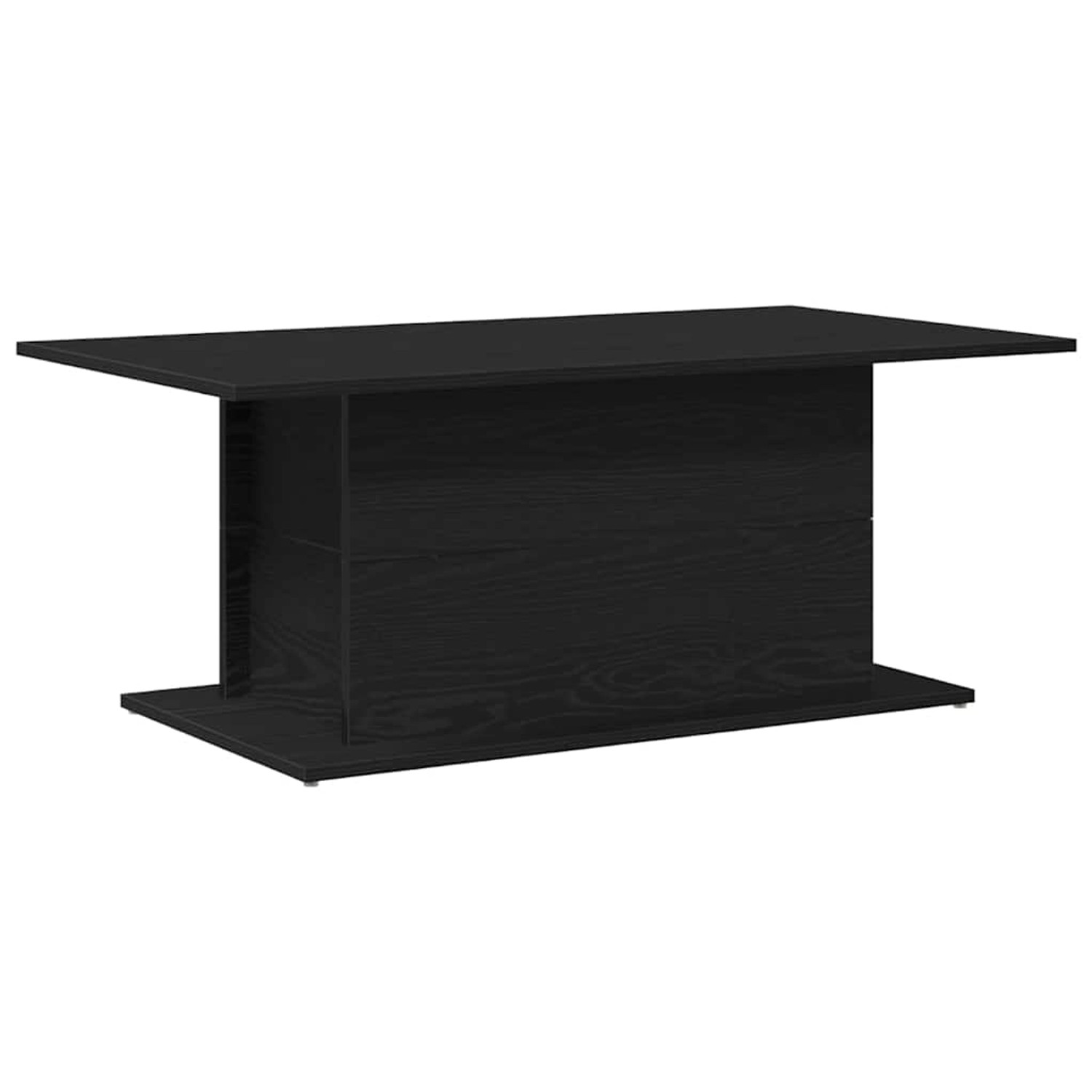 vidaXL Couchtisch Schwarz Eichen-Optik 102 x 55,5 x 40 cm 862716 günstig online kaufen