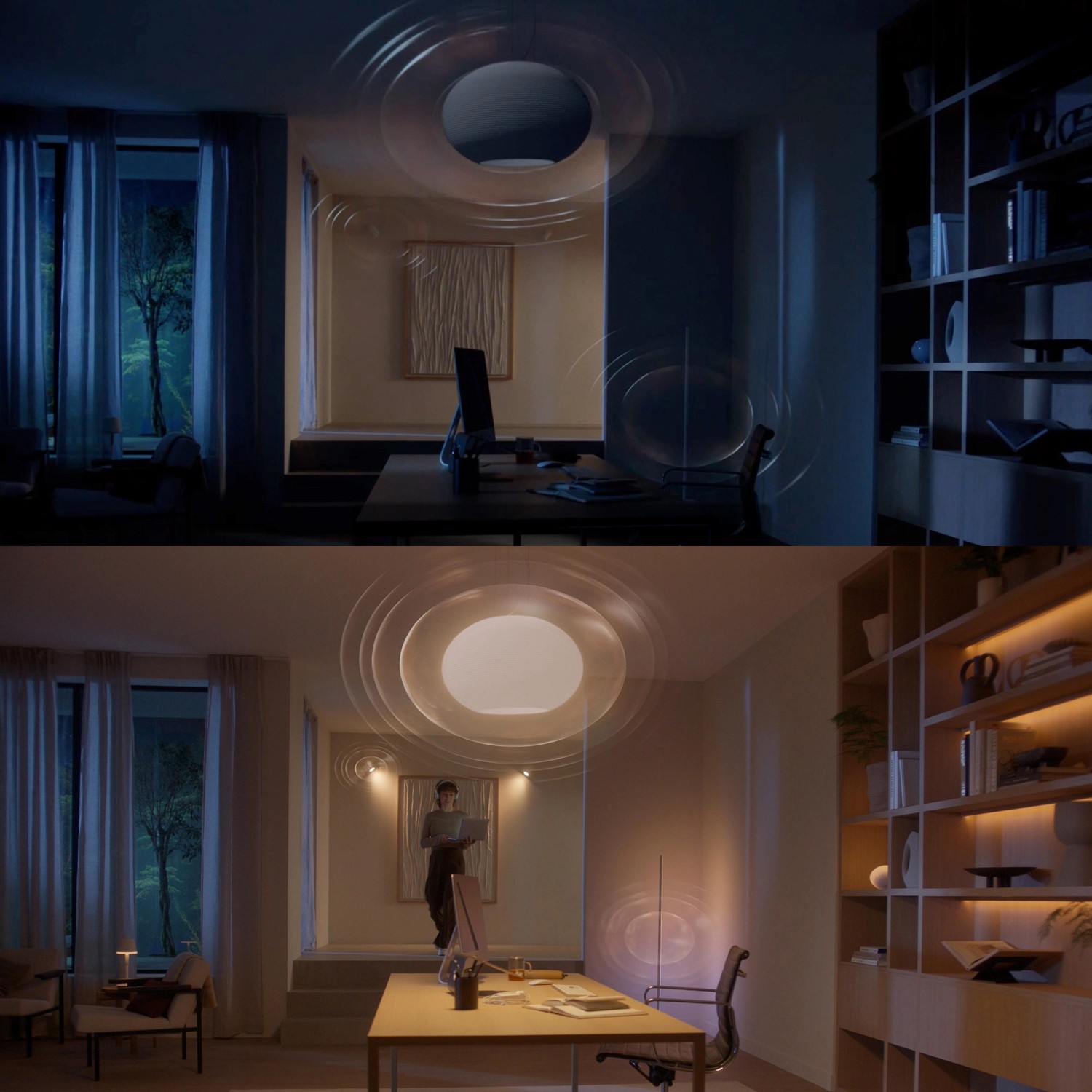 Philips Hue Bridge Pro in Schwarz, kabellose Smart Home Zentrale für bis zu 150 Lampen.