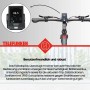 Display des Telefunken E-Bikes UH220 Urban. Zeigt Geschwindigkeit, Akku und Unterstützungsstufe an.