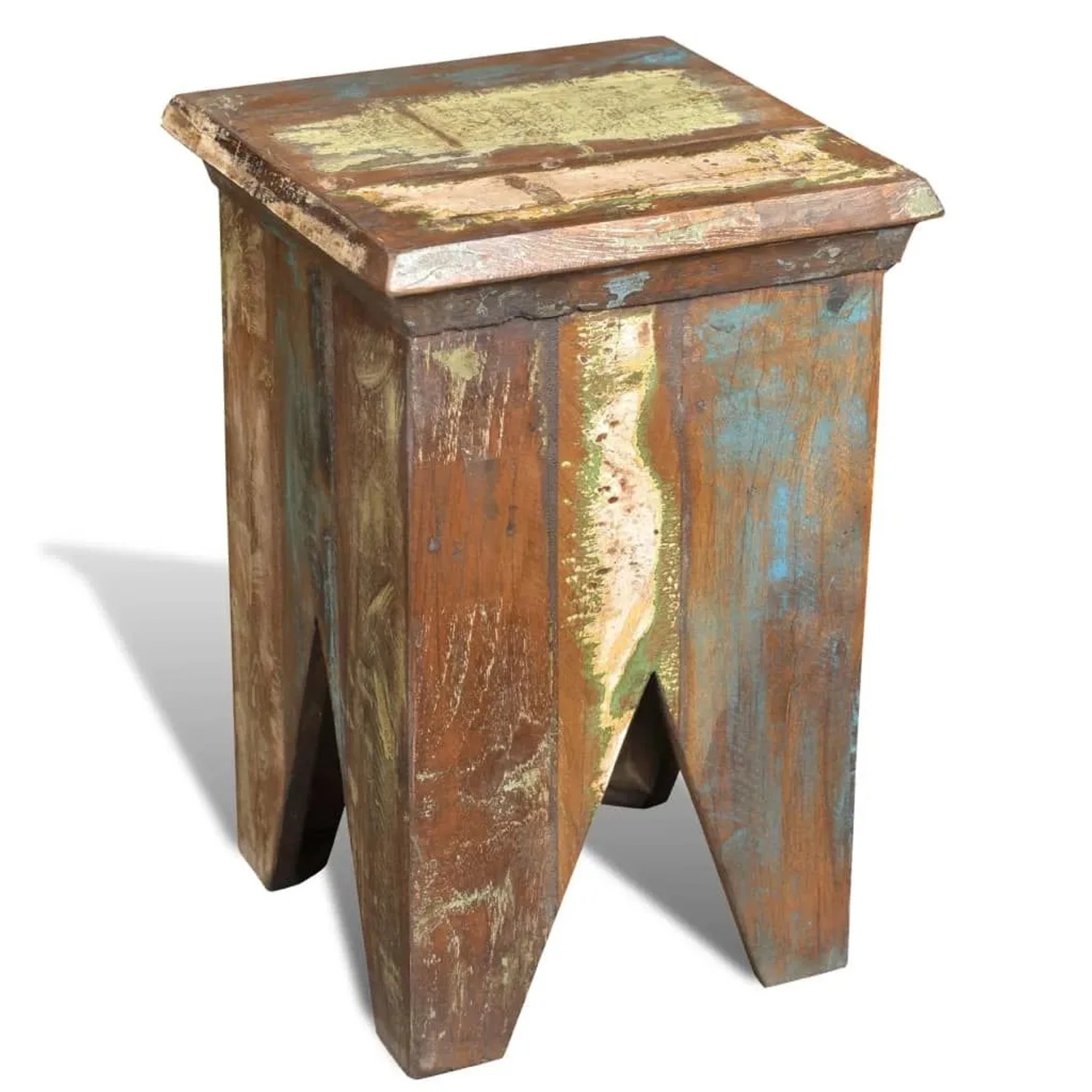 vidaXL Hocker Altholz Massivholz 240951