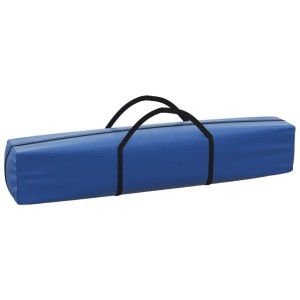Verpacktes, blaues Falt-Partyzelt vidaXL 3x3 m mit Tragegriffen.