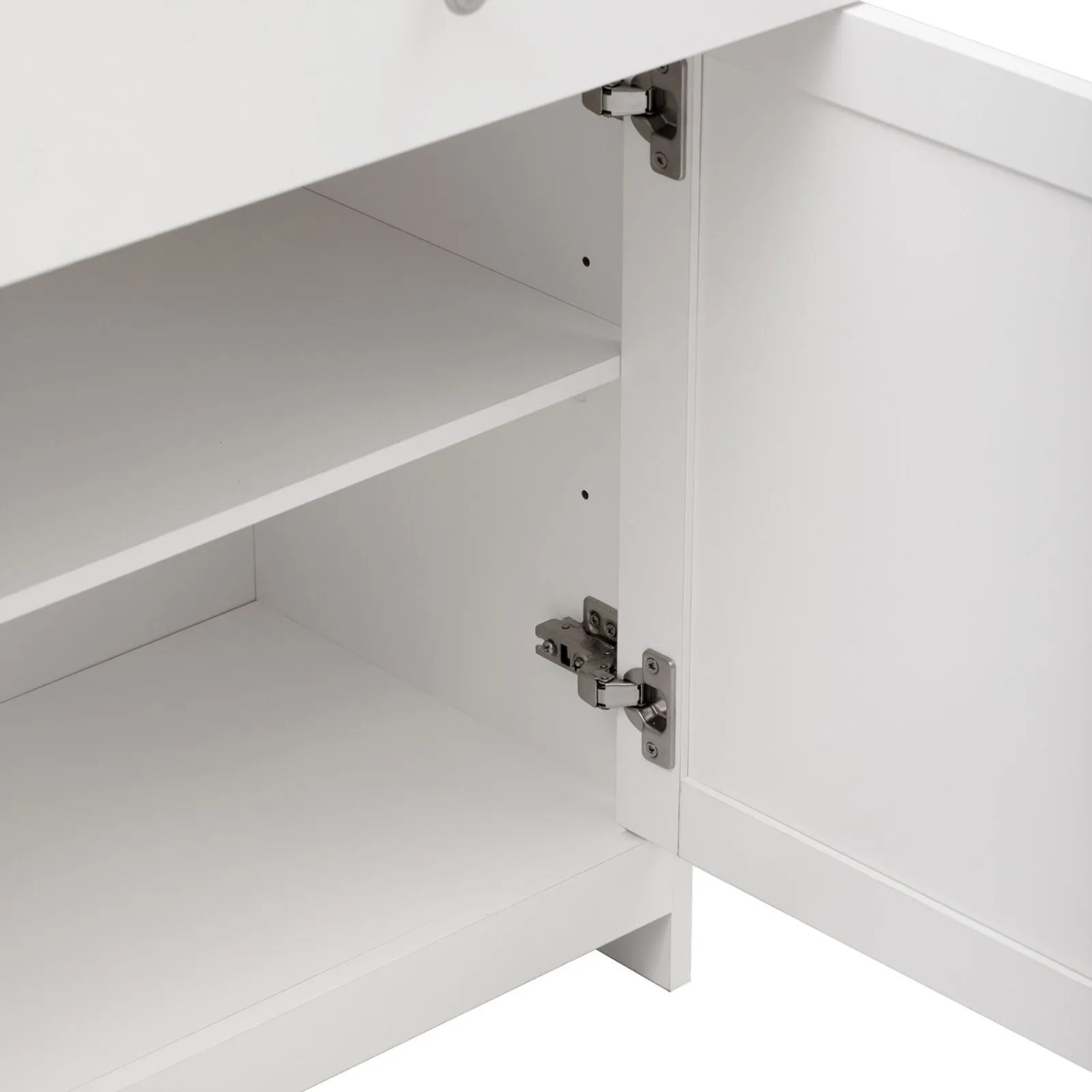 PXloue Sideboard Küchenschrank mit 4 Türen 3 Schubladen fur Wohnzimmer_8