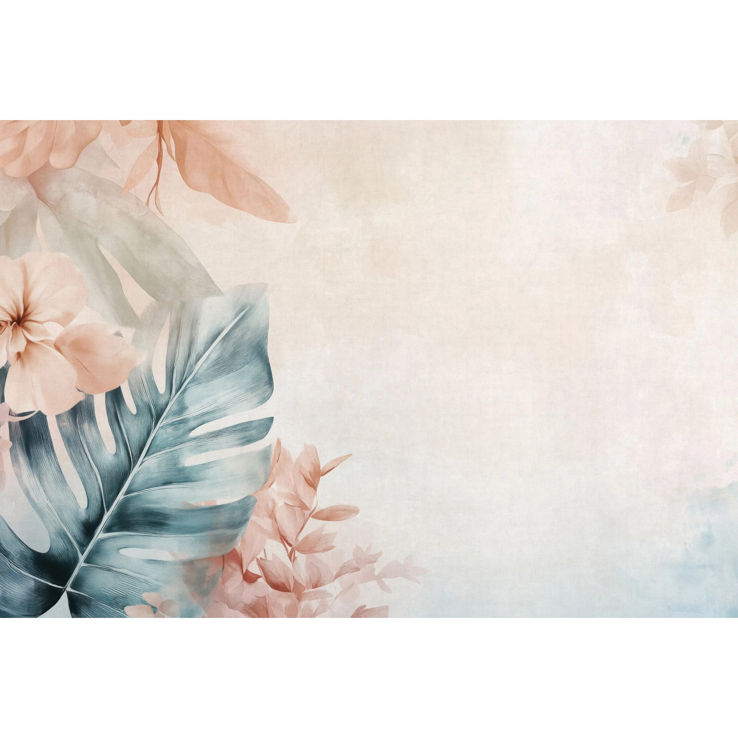 Erismann Vliestapete Art Edition 2 Sunblush 4 m x 2,7 m Rosa-Blau