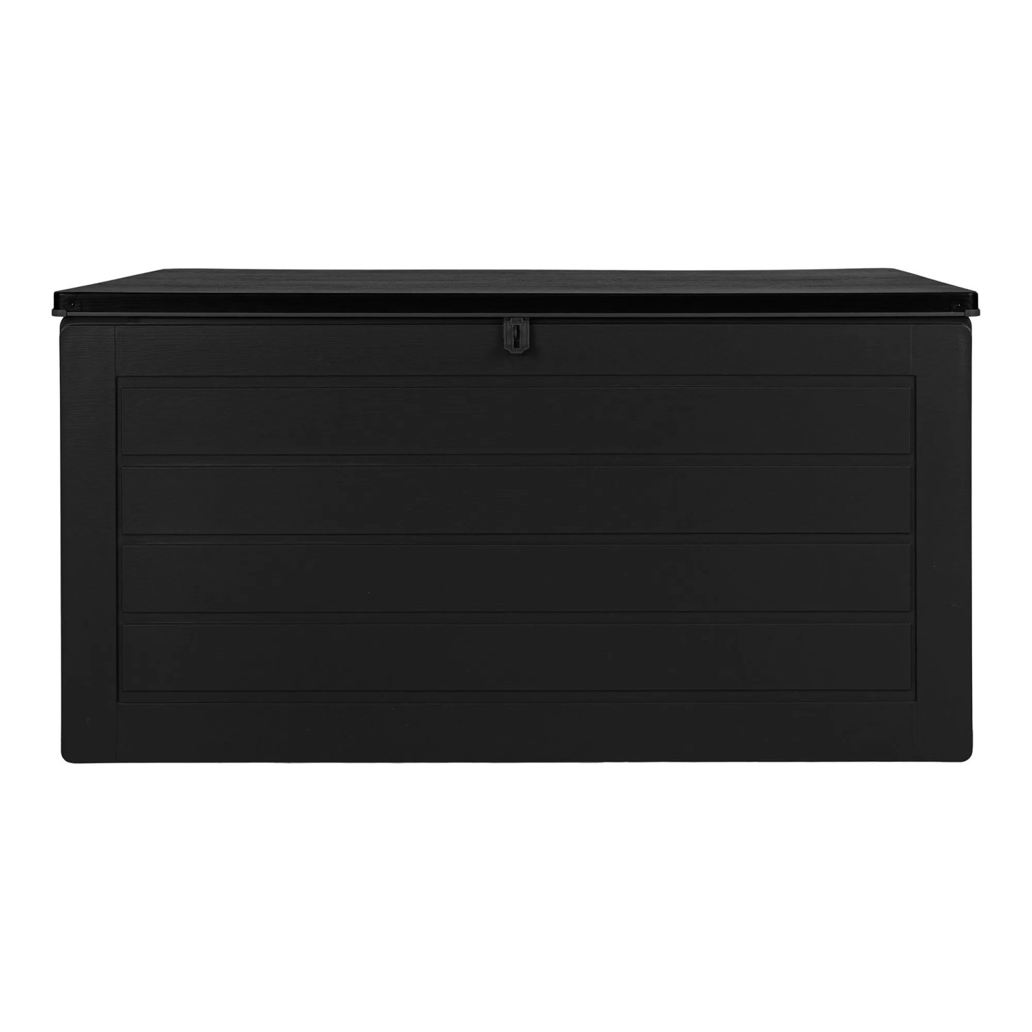 furnicato Kissenbox Dubrovnik Kunststoff Schwarz