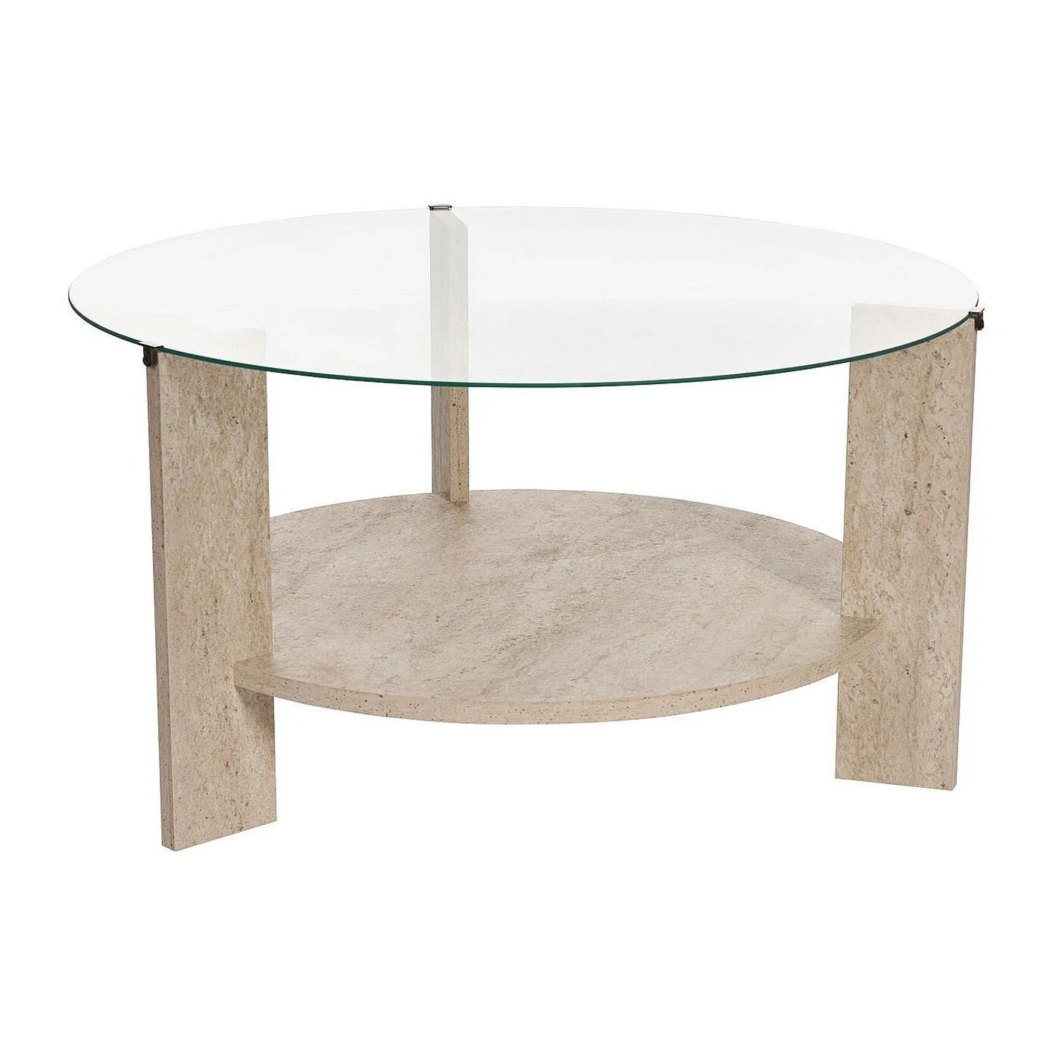 Vente-unique Couchtisch Senira Beige 75 cm