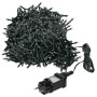 ECD Germany LED Cluster Lichterkette, extra warmweiß, 1200 LEDs, 24m, 8 Programme, IP44.