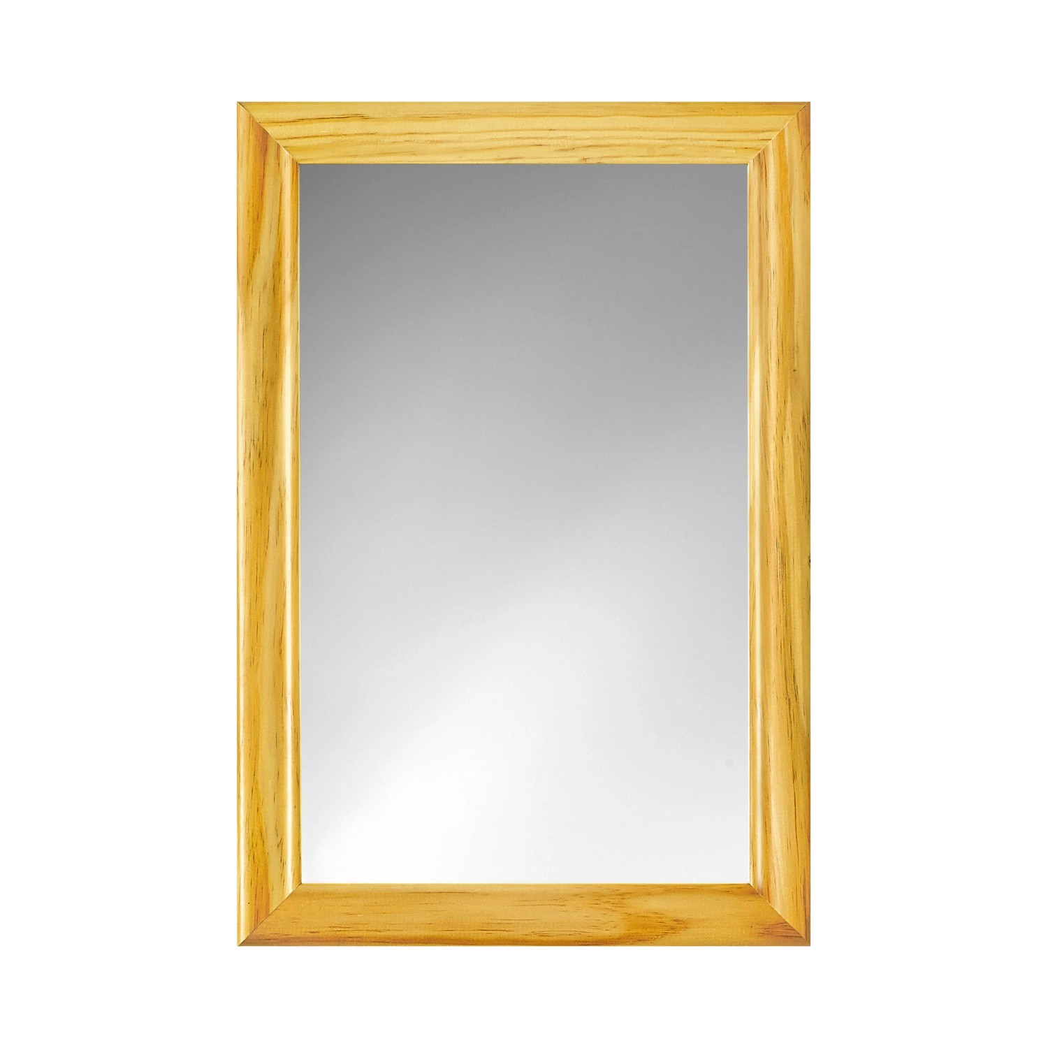 Kristall-Form Rahmenspiegel Halvar 35 cm x 51 cm Holz Kiefer günstig online kaufen