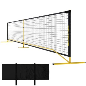 SPORTNOW Pickleball Netz in Gelb/Schwarz mit Tragetasche für Sport & Fitness.
