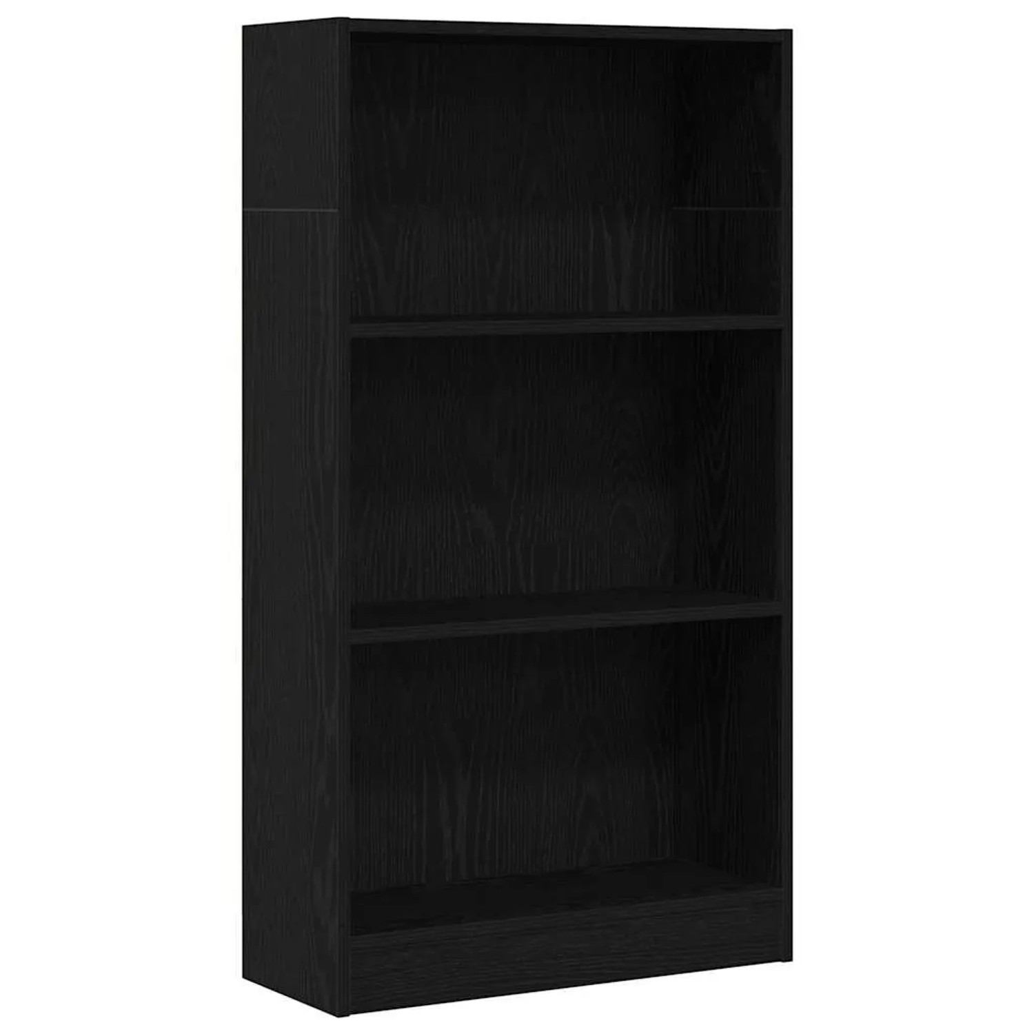 vidaXL Bücherregal Schwarz Eichen-Optik 60x24x109 cm Holzwerkstoff 862455 günstig online kaufen