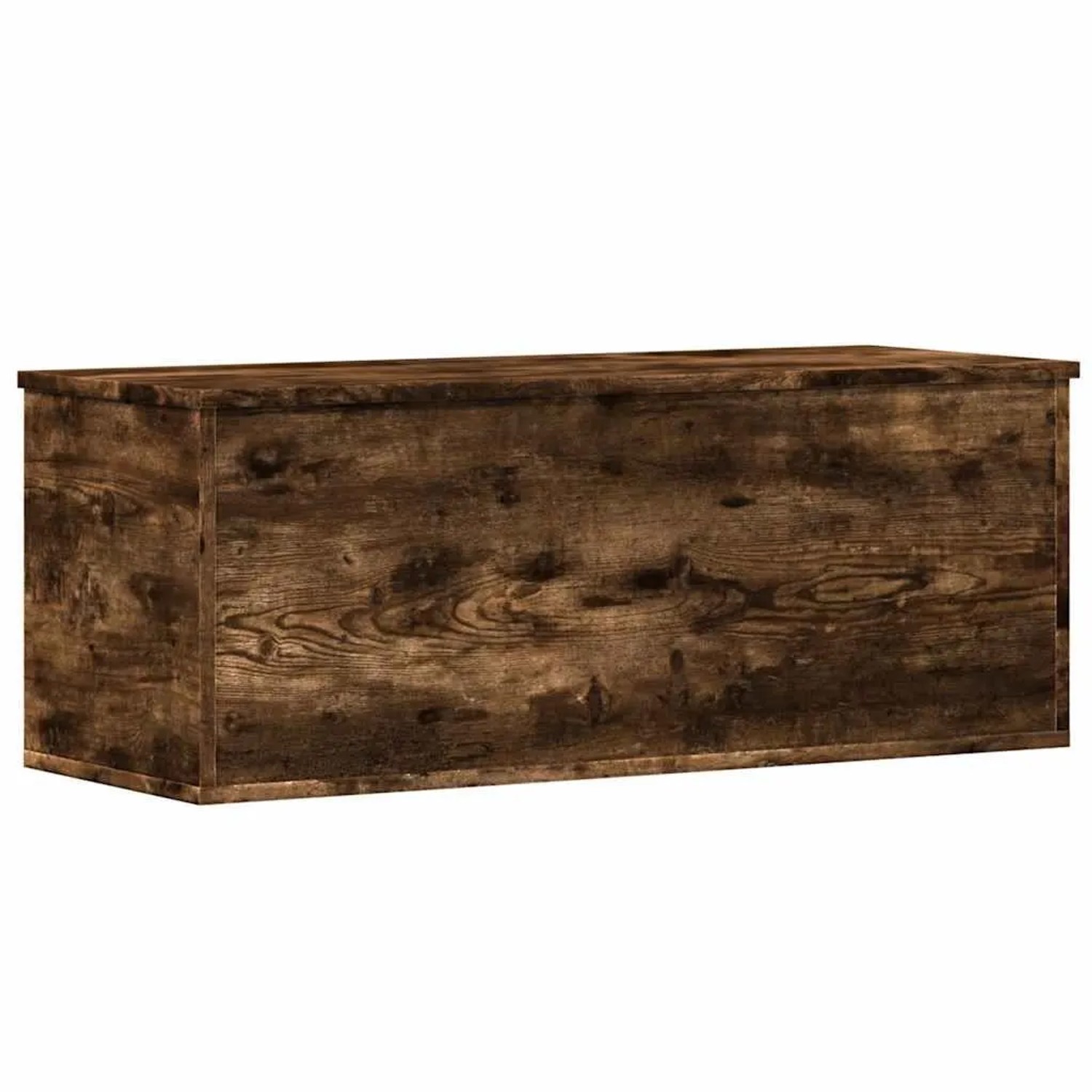 vidaXL Truhe Räuchereiche 90x35x35 cm Holzwerkstoff 840685