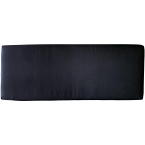 Anthrazitfarbenes Ersatz-Sitzkissen für Doppel-Sonnenliege Bountiful.