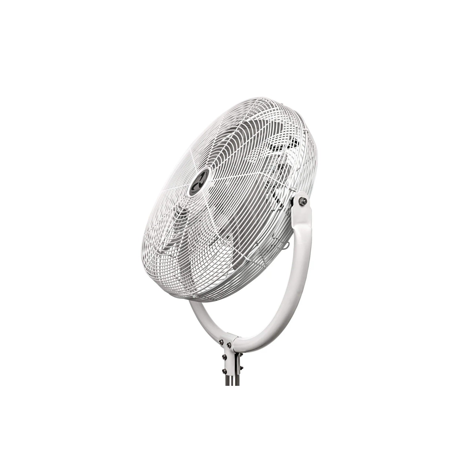 CASAFAN Industrie Standventilator SPEED2PROTECT Safeline IP44, weiß, mit Schutzgitter.