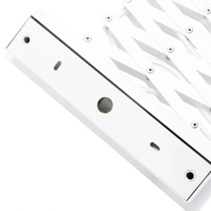 EASYLIGHT Wandleuchte Metall E27 24 cm Hoch Weiß Auszug