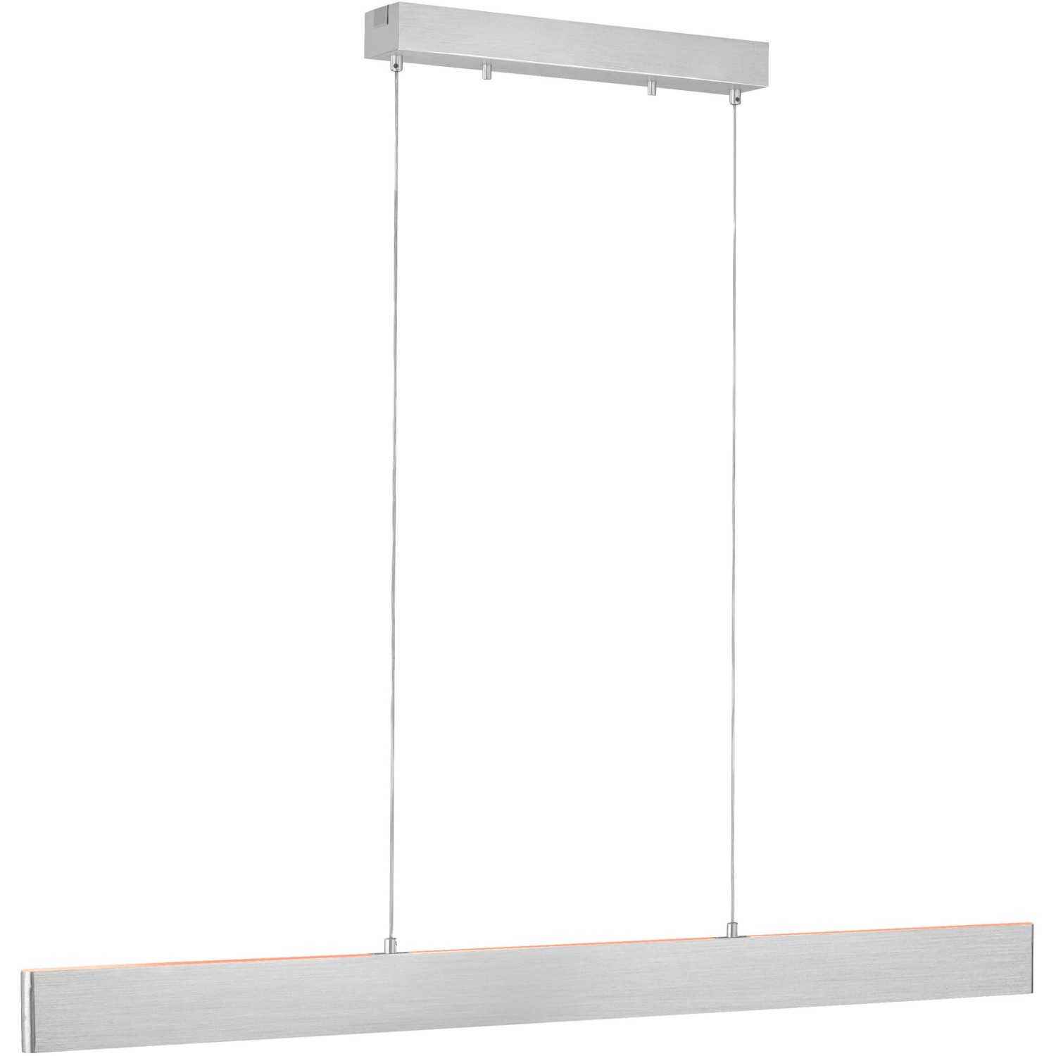 Smarte LED-Pendelleuchte LOLAsmart-Nila aus Aluminium, 121x120cm, Lichtfarbe steuerbar.