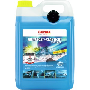Sonax AntiFrost & KlarSicht Konzentrat 5L Kanister, Scheibenwaschanlagen-Frostschutz.