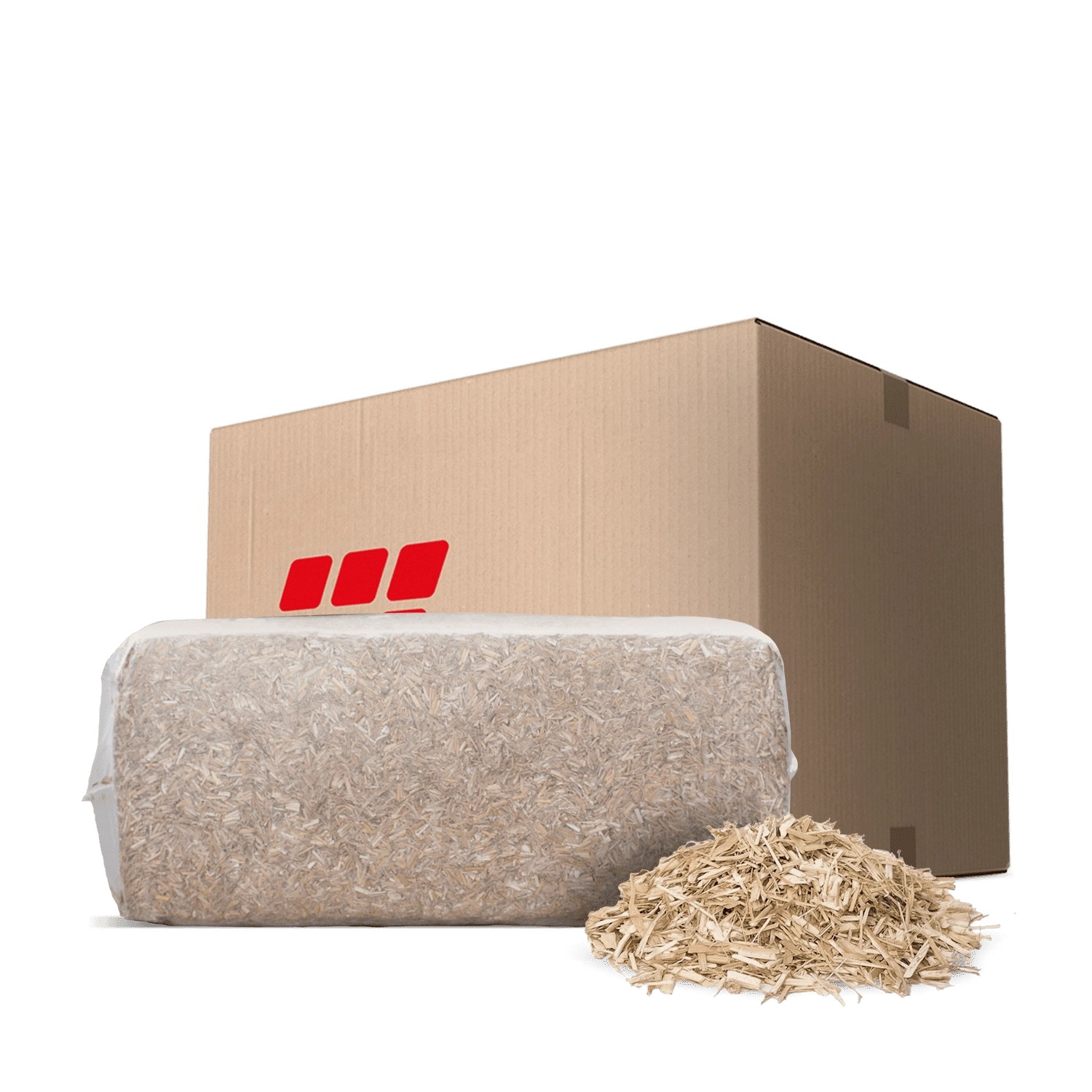 Galamio Miscanthus Mulch 20kg Sack, Dekormulch aus Chinaschilf für den Garten.