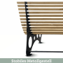 DELUKE Wellenliege Doppelliege MARTEN Massives Kiefernholz Waldliege Waldsofa Himmelsliege Relaxliege für Garten oder Terrasse_5