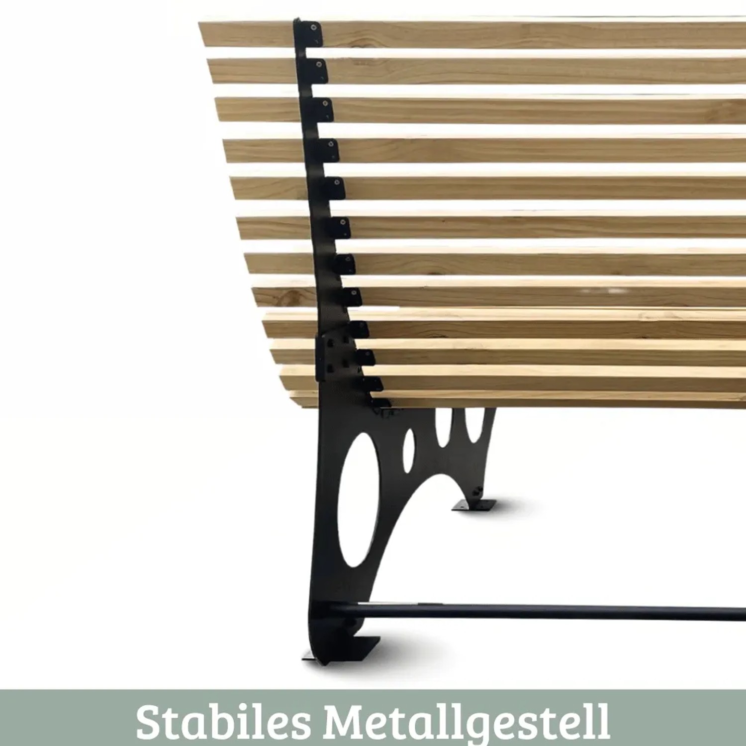 DELUKE Wellenliege Doppelliege MARTEN Massives Kiefernholz Waldliege Waldsofa Himmelsliege Relaxliege für Garten oder Terrasse_5