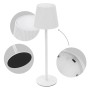 ML-Design LED Tischlampe, kabellos, weiß, dimmbar, Ø10x36 cm.