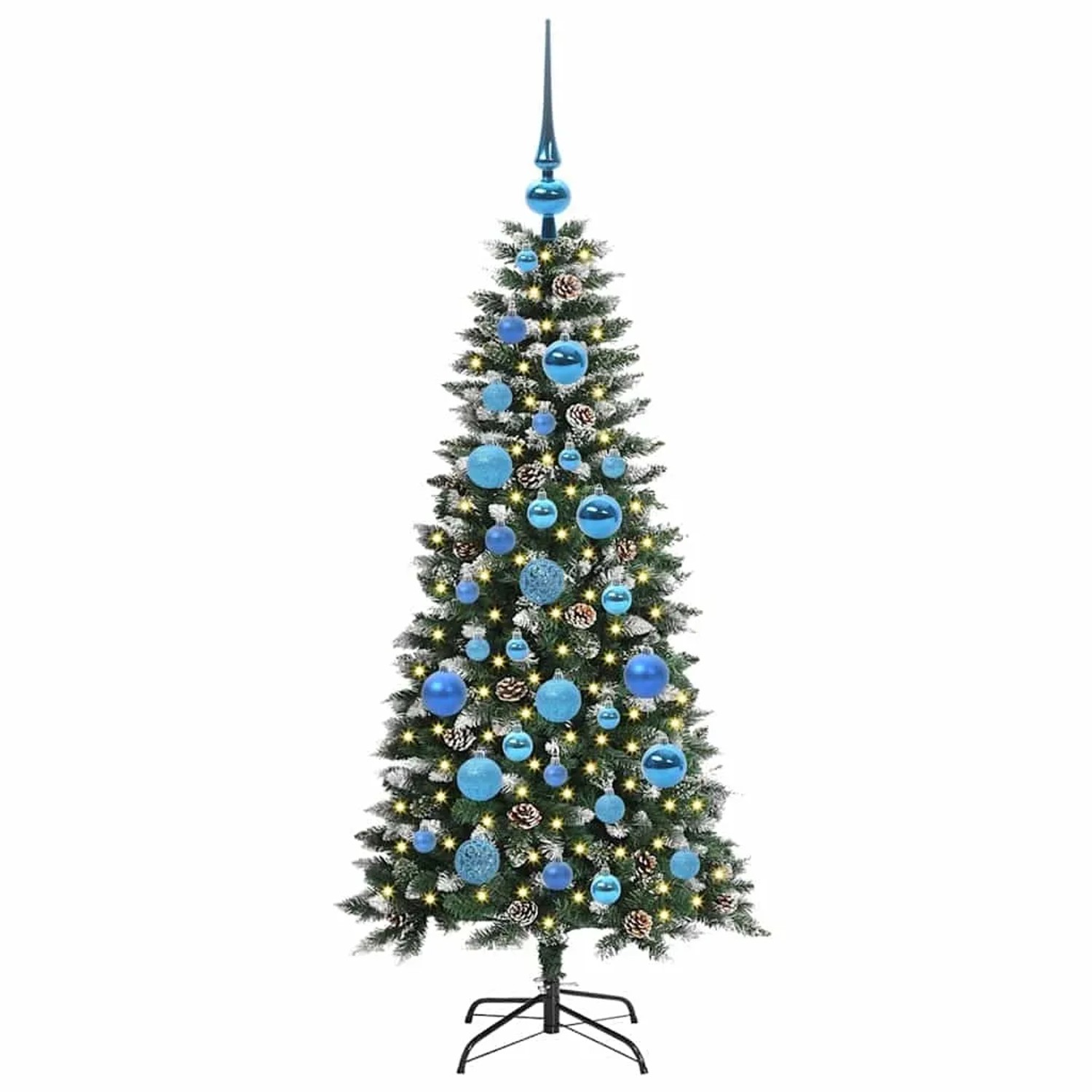vidaXL Künstlicher Weihnachtsbaum mit 150 LEDs Grün 50 x 50 x 120 cm 3395803
