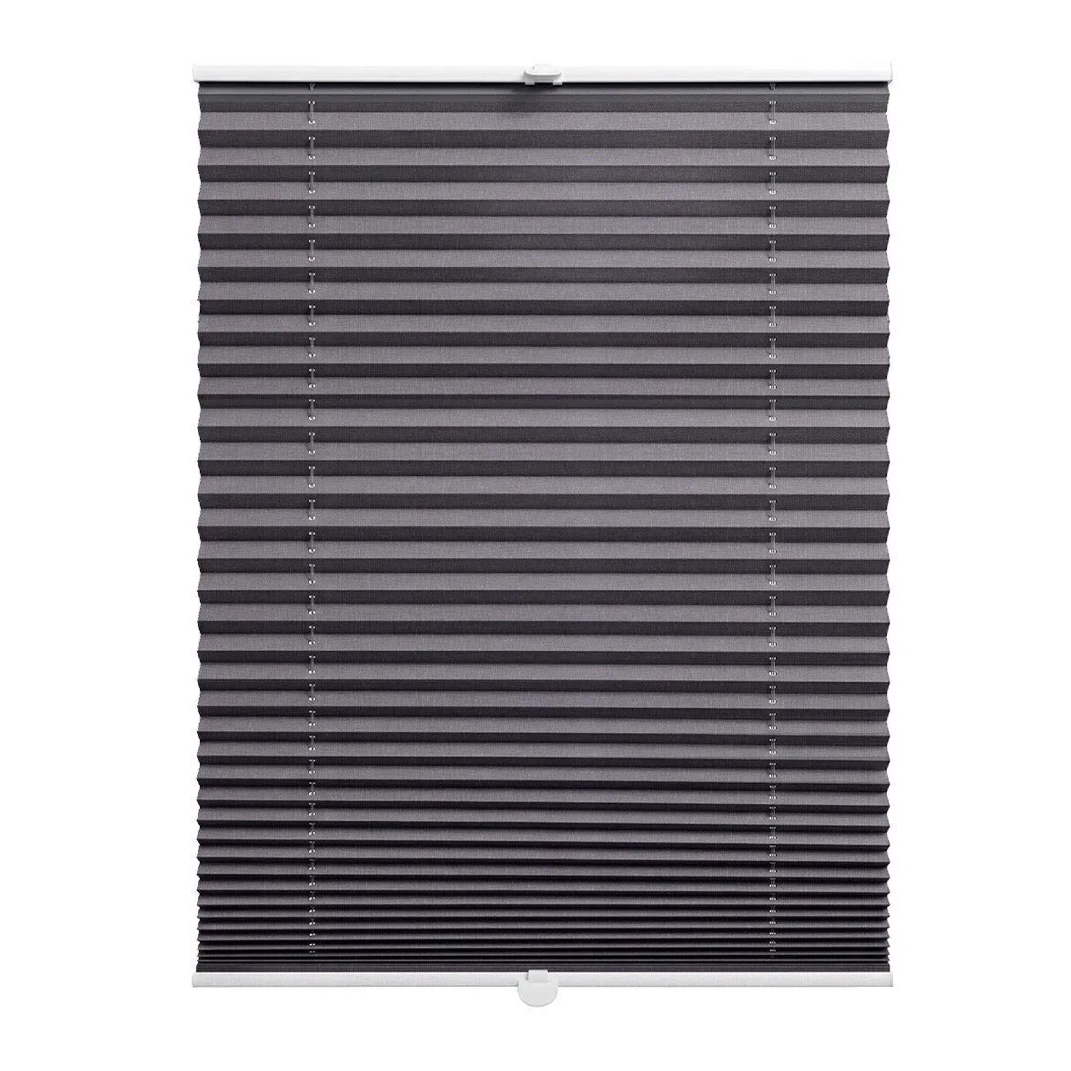 SALCAR Plissee Klemmfix Faltrollo Fensterrollo ohne Bohren Verspannt Blickdicht Sonnenschutz mit Klemmträger im Fixmaß für Fenster und Türen 60x130cm