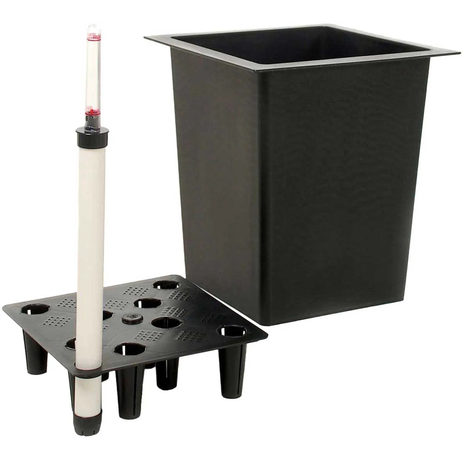 Vivanno Einsatz Einsatz Bewässerung 34 cm x 34 cm x 32 cm Schwarz