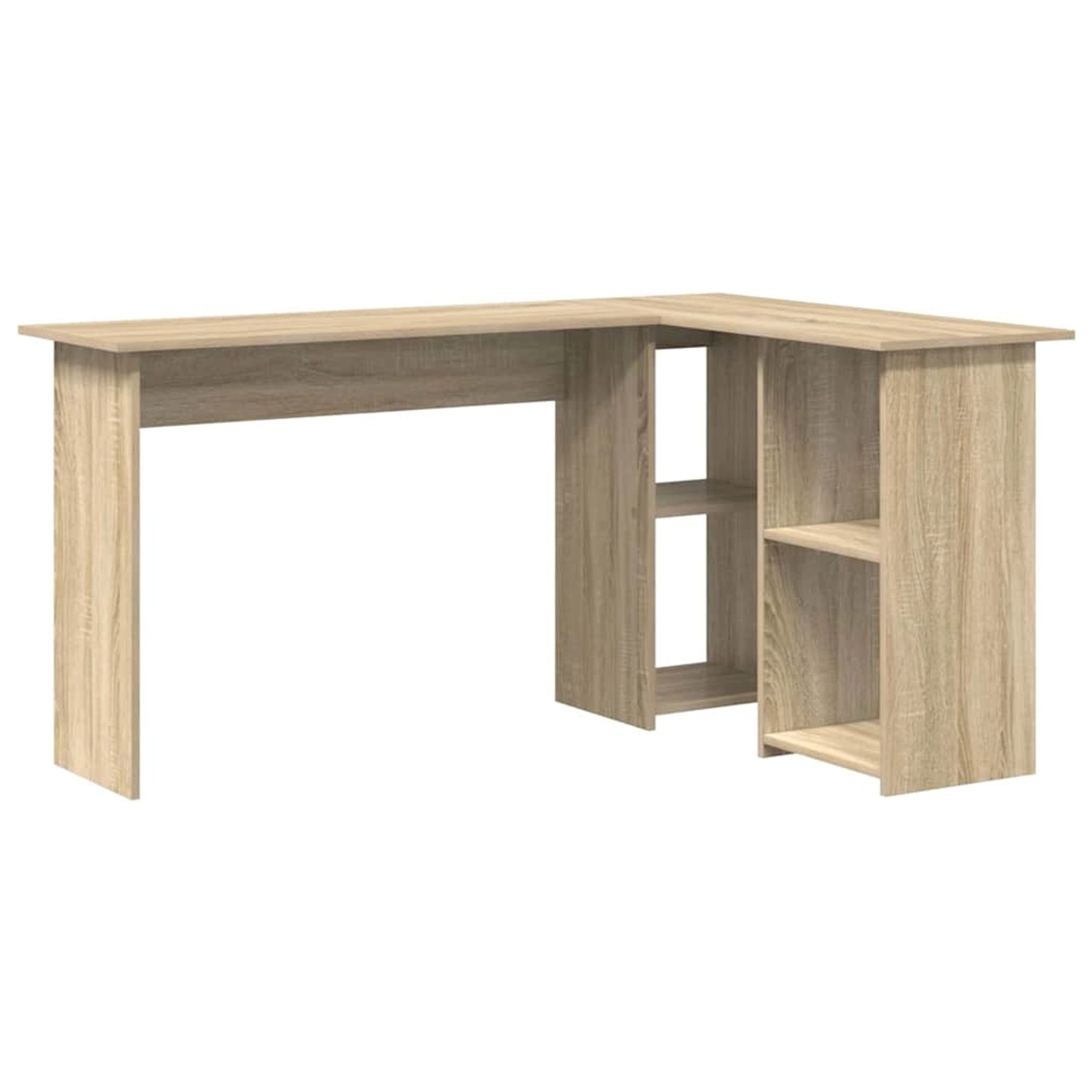 vidaXL Schreibtisch Sonoma-Eiche 142 x 102 x 73 cm Holzwerkstoff 869292 günstig online kaufen