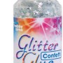Glitter Glue Flasche mit silbernen Sternen, 53ml, für kreatives Basteln und Dekorieren.